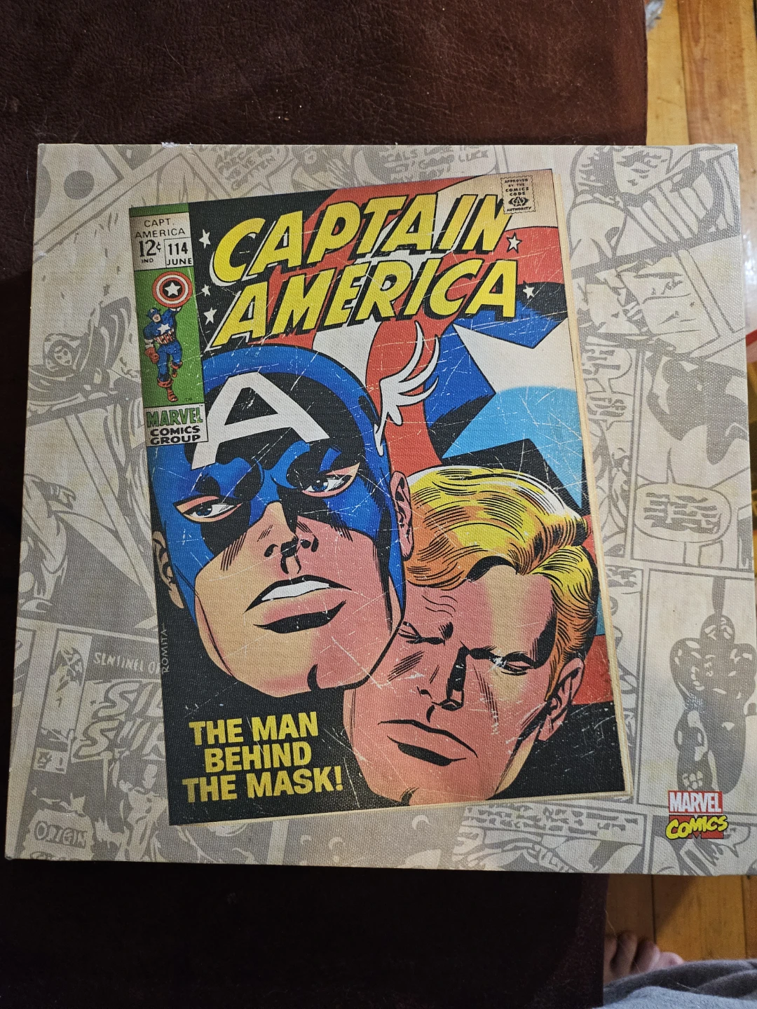 Captain America Comic Book Box