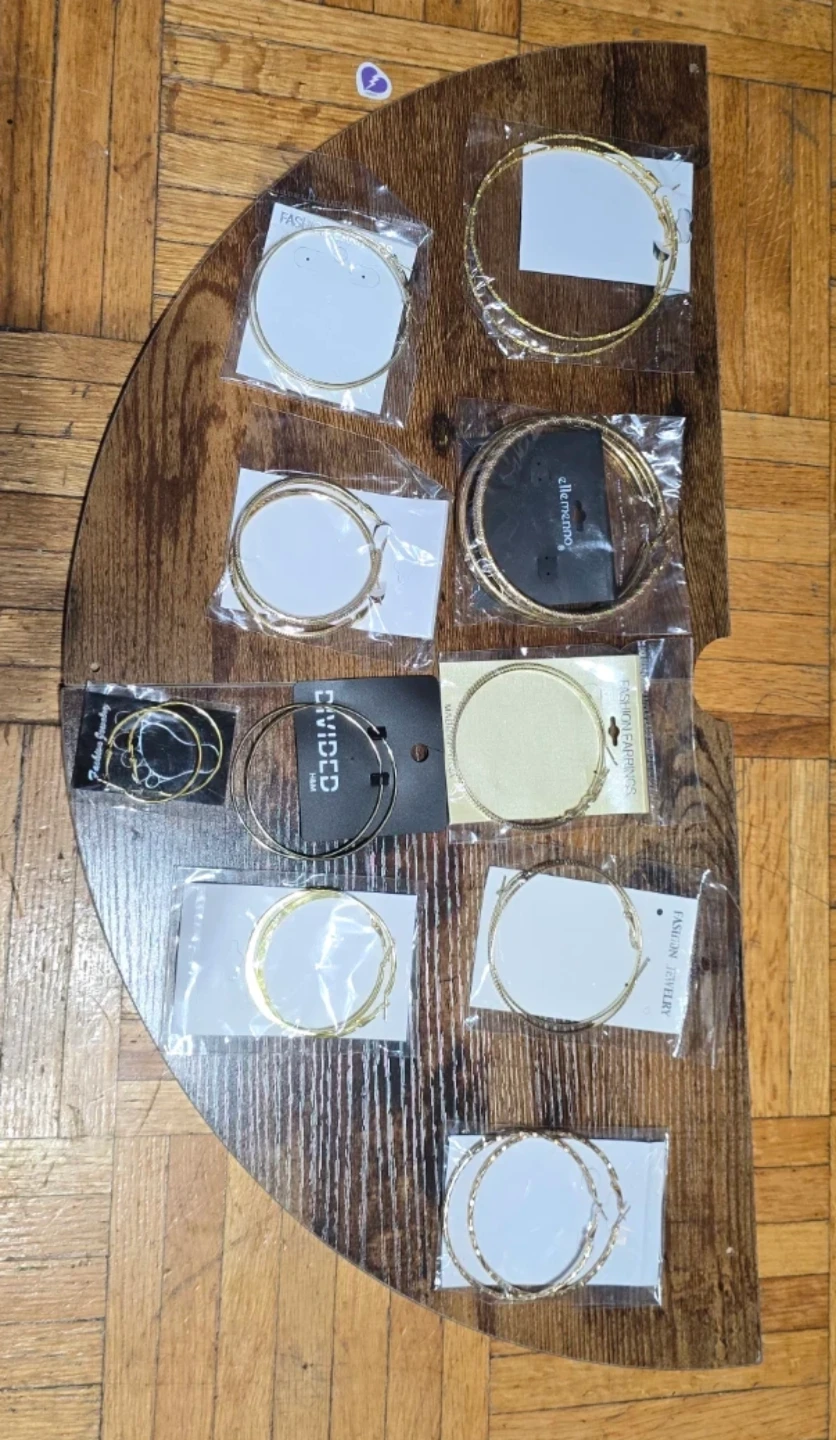 $5 for all NEW Assorted Gold Hoop Earrings Set - photo 2