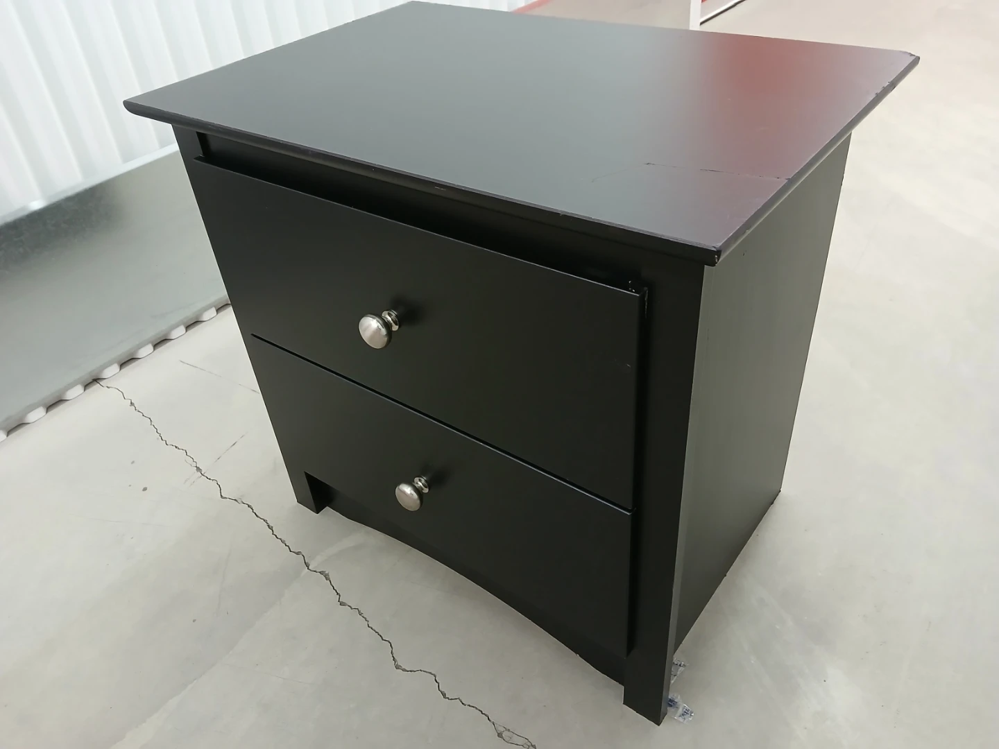 Two-Drawer Nightstand, wooden bedside table - photo 3