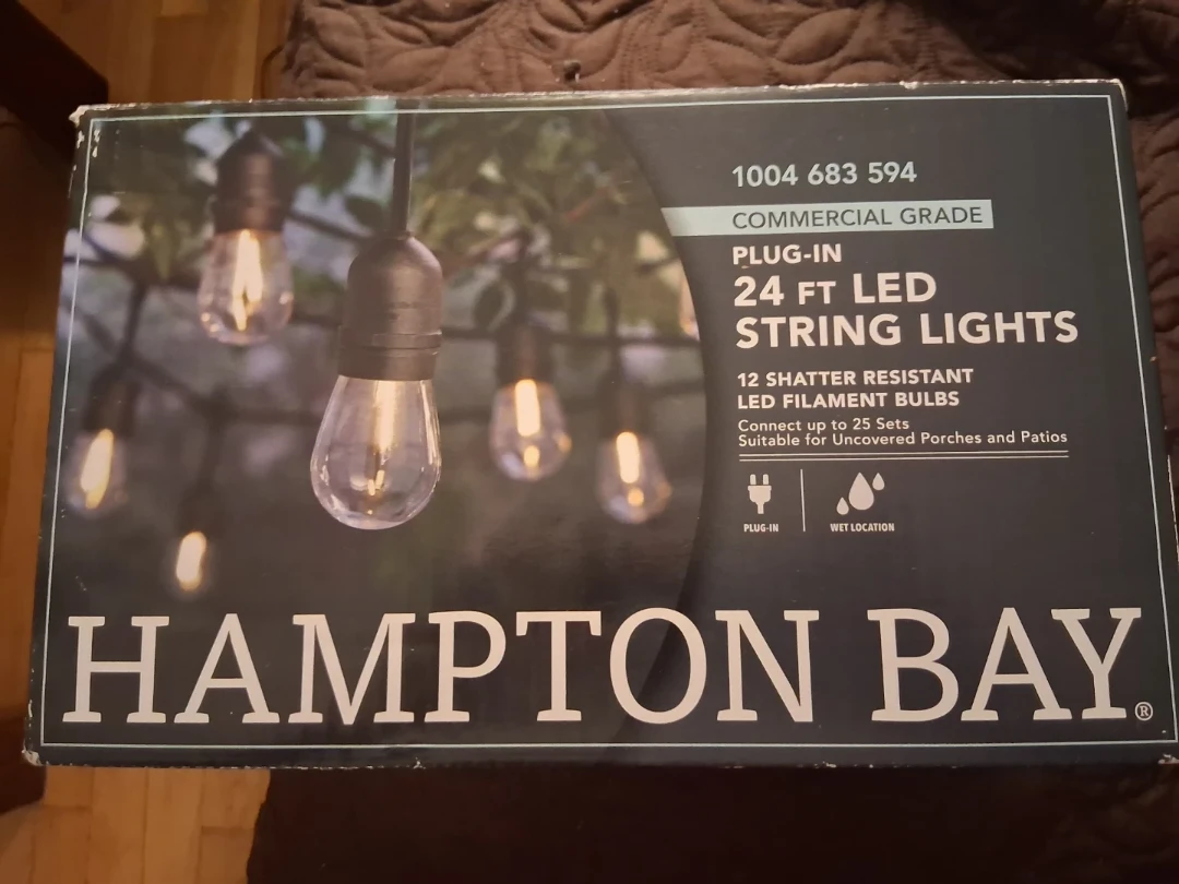 Hampton Bay 24 Ft LED String Lights
