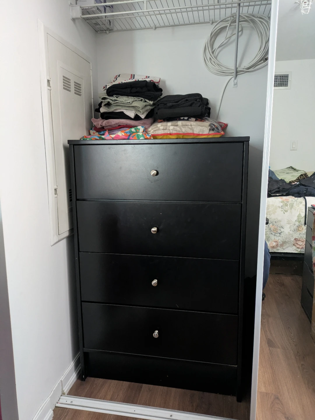 IKEA HEMNES 4-Drawer Dresser Black - photo 4