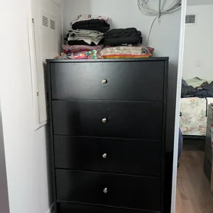 IKEA HEMNES 4-Drawer Dresser Black | Karrot IKEA HEMNES 4-Drawer Dresser Black | Karrot
