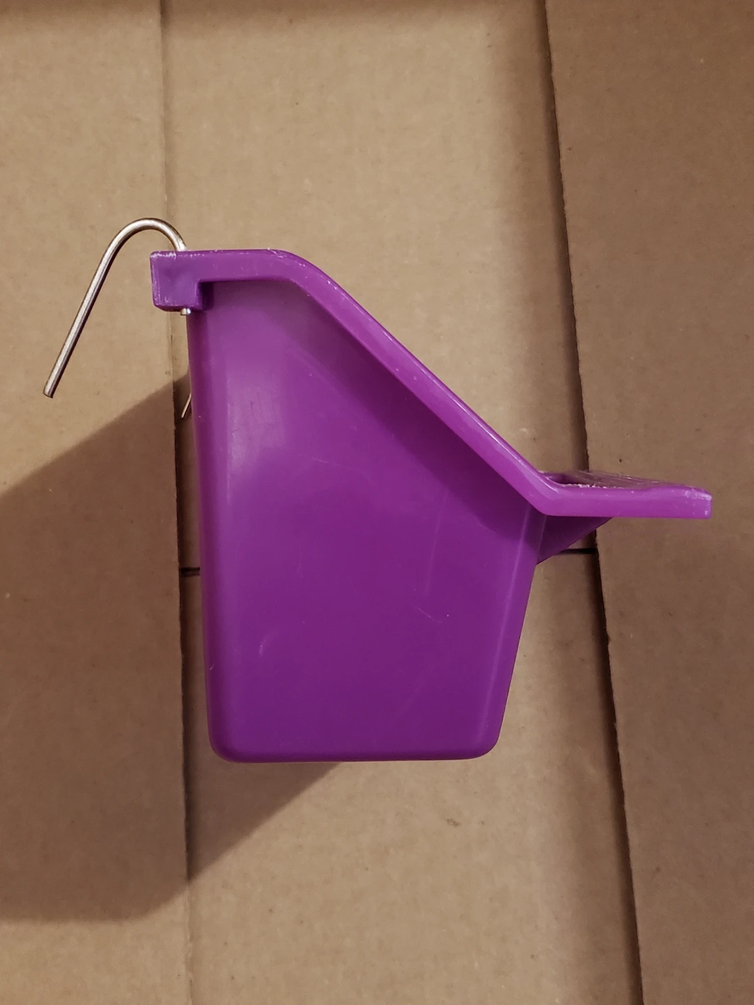 Purple Bird Feeder Dish / Water Cup - photo 3