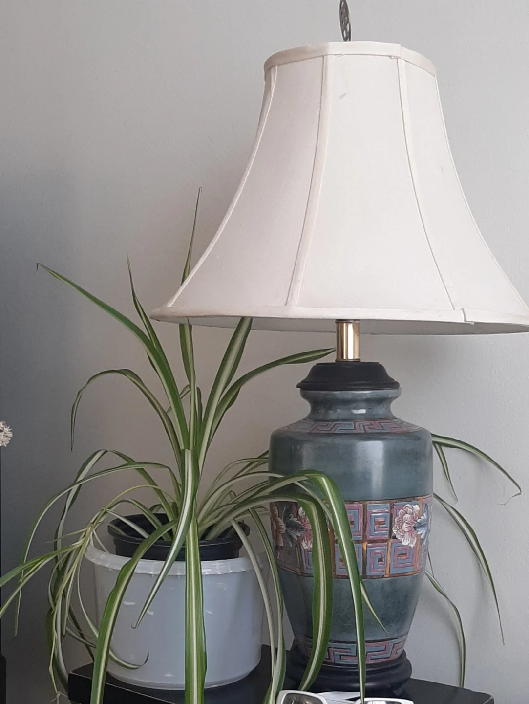 Table Lamp with Decorative Base