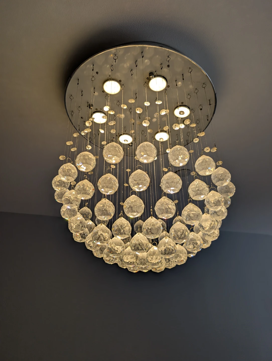 Crystal Chandelier Light Fixture