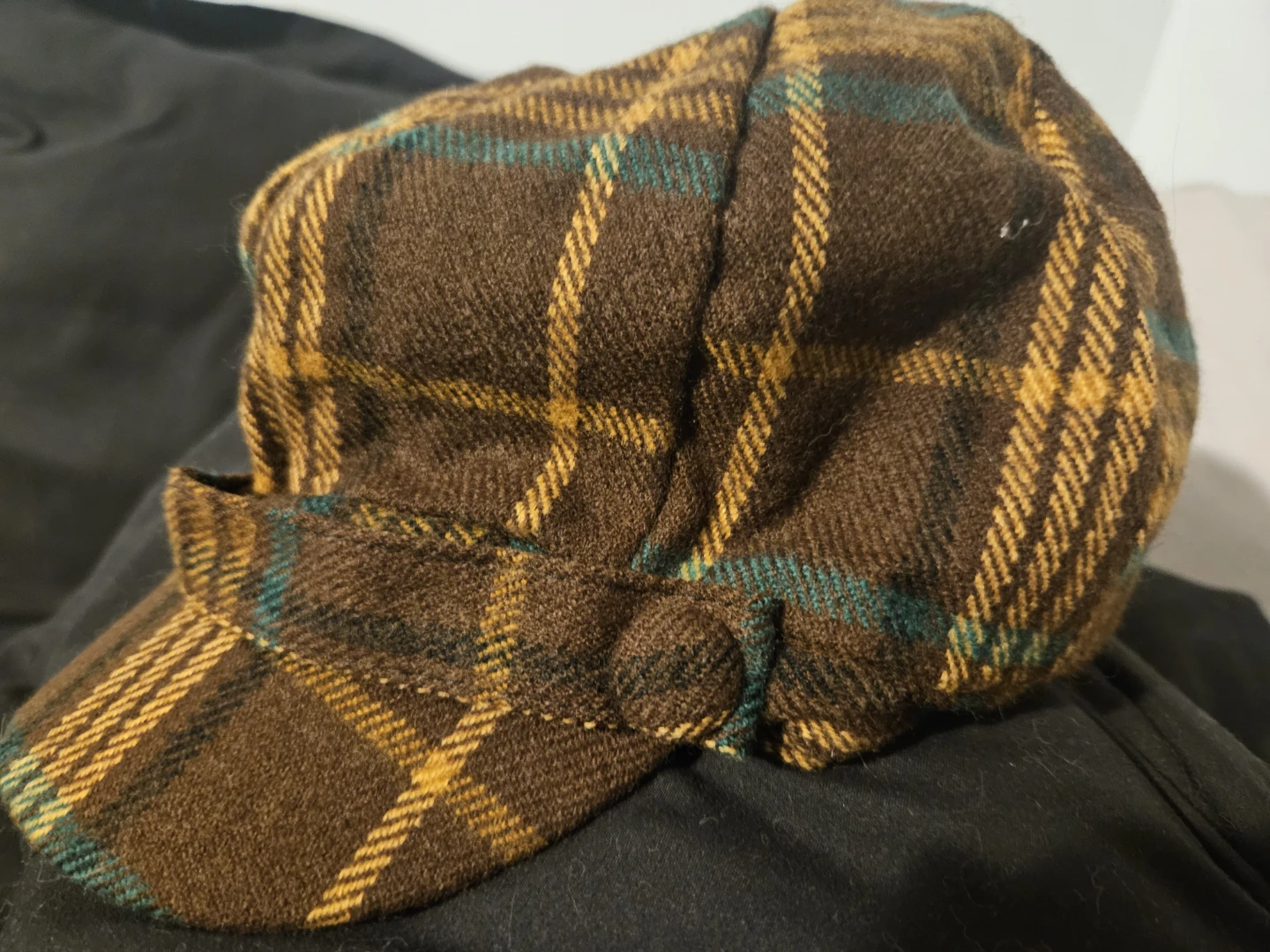 Newsboy Cap/Hat - Brown Plaid - photo 2