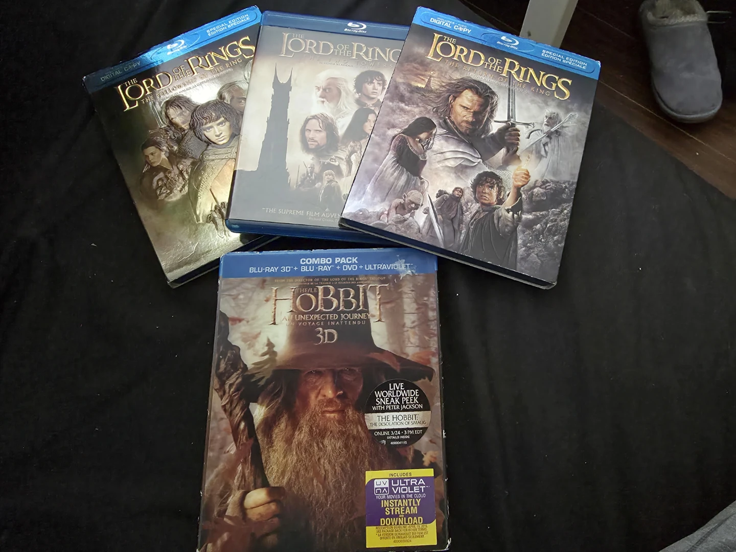 The Lord of the Rings & The Hobbit Blu-ray Movies
