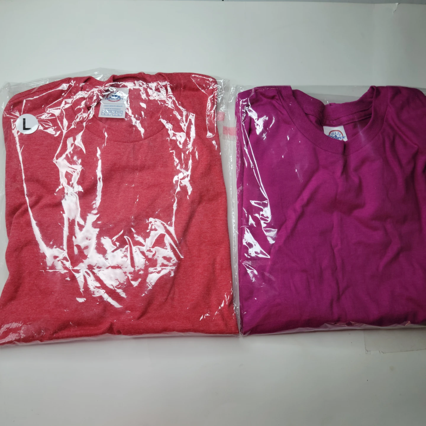 2 Delta  T-Shirts Red & Purple⚽️