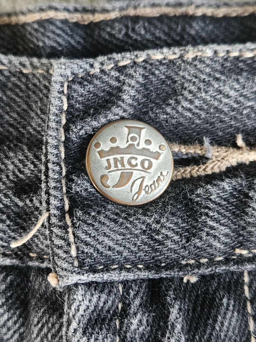 Authentic JNCO Baggy Denim Men's Shorts - photo 5