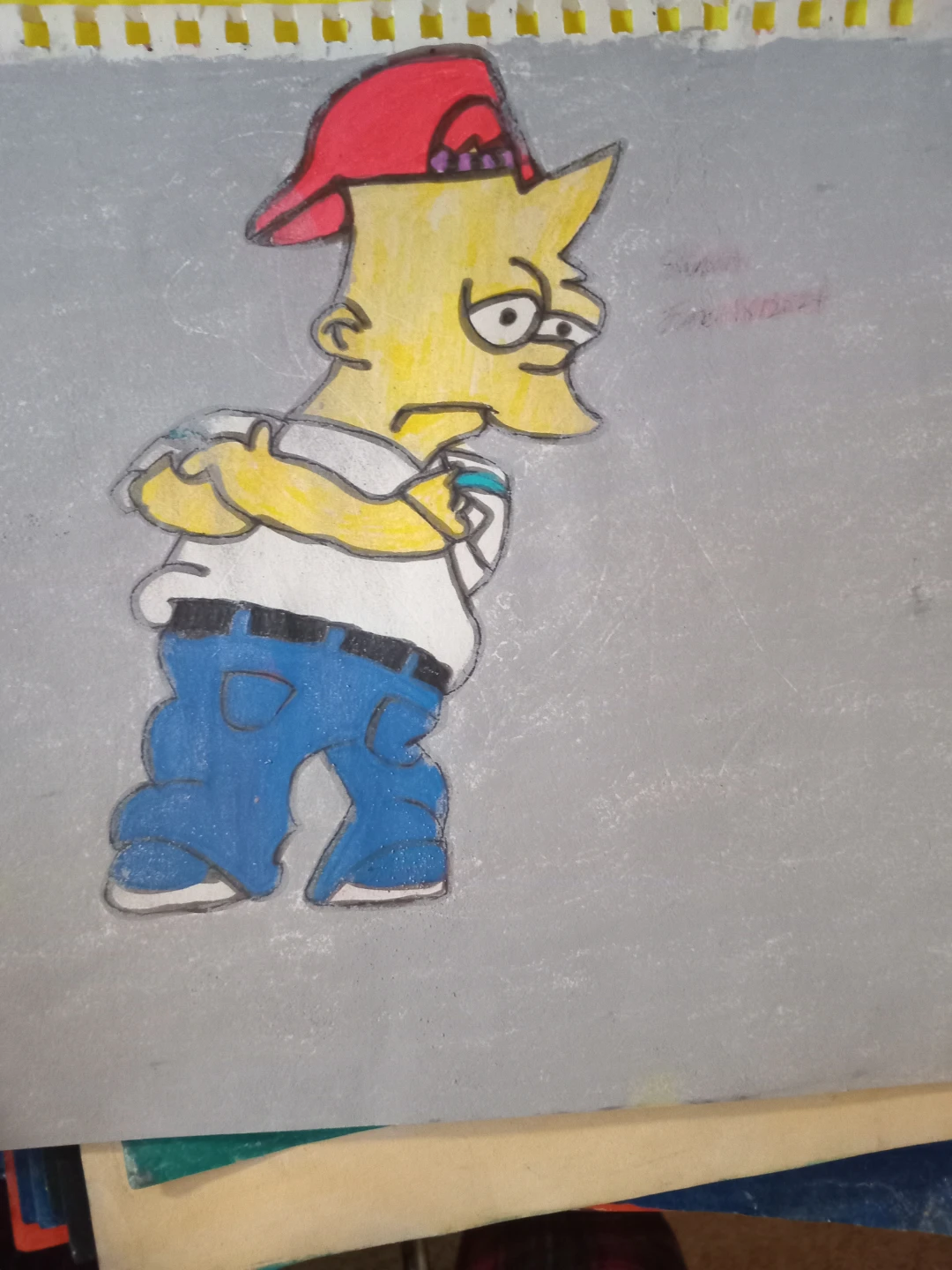 Bart Simpson Drawing by Custom Artist Sherwin - photo 5