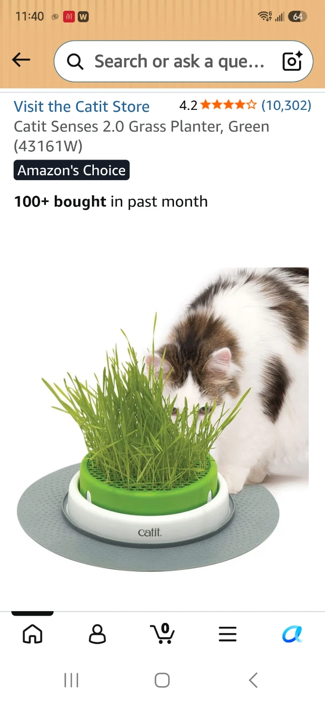 Catit Senses 2.0 Grass Planter Green - photo 4