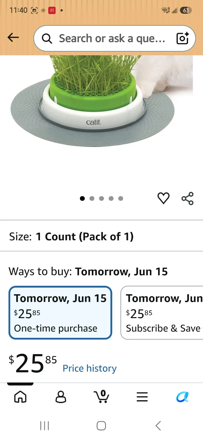 Catit Senses 2.0 Grass Planter Green - photo 5