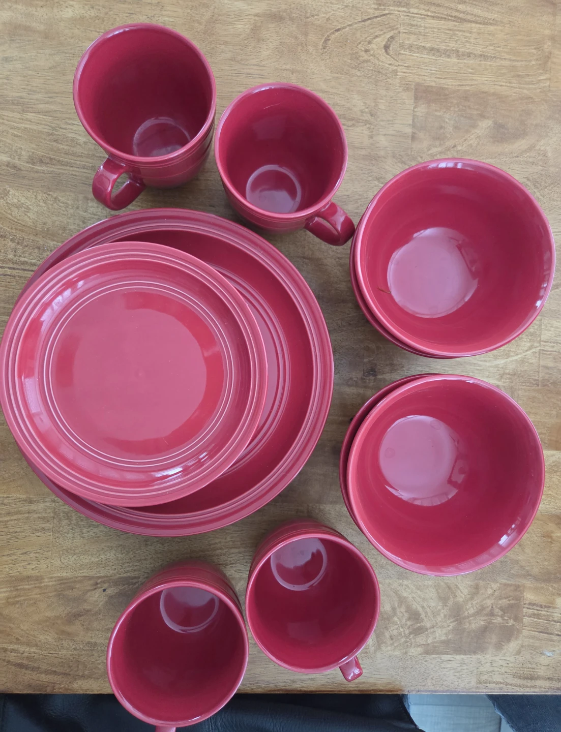 Fiesta Dinnerware Set - Red
