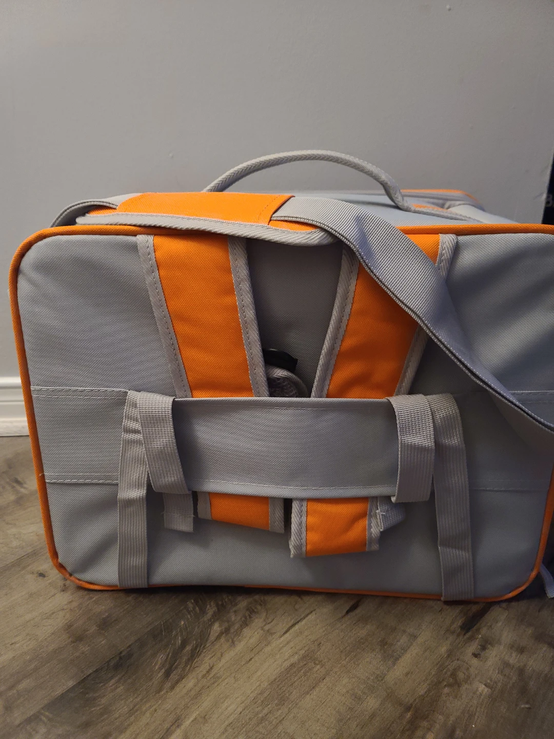 Orange and grey pet carrier/backpack - photo 2