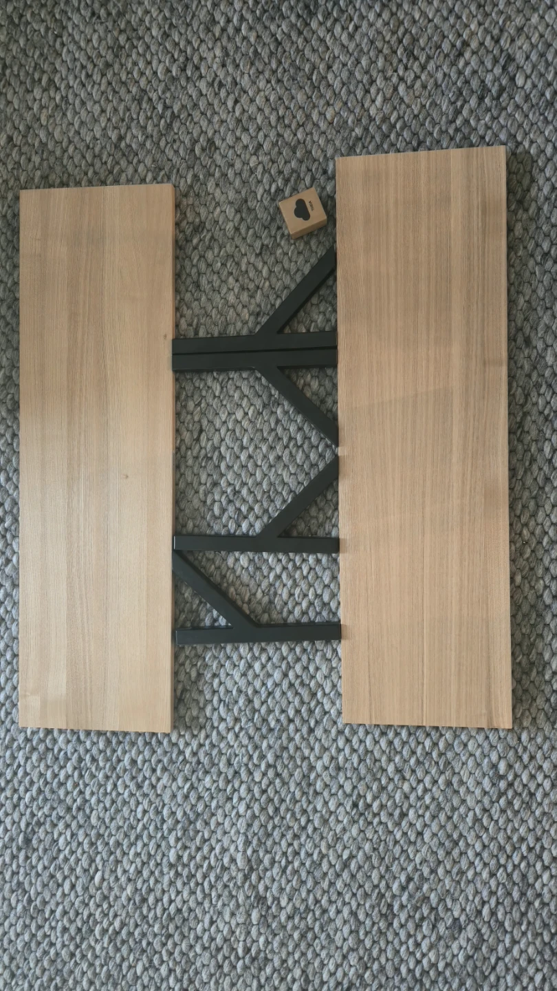 Solid Ash Wood Floating Shelves with Minimalist Design - photo 4