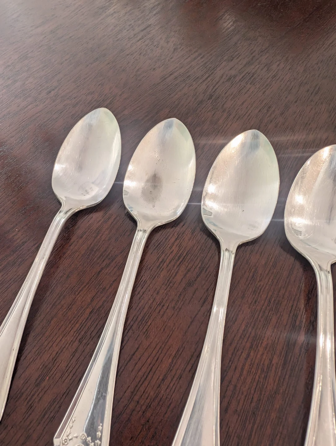 Set of 6 Silver Spoons - photo 3