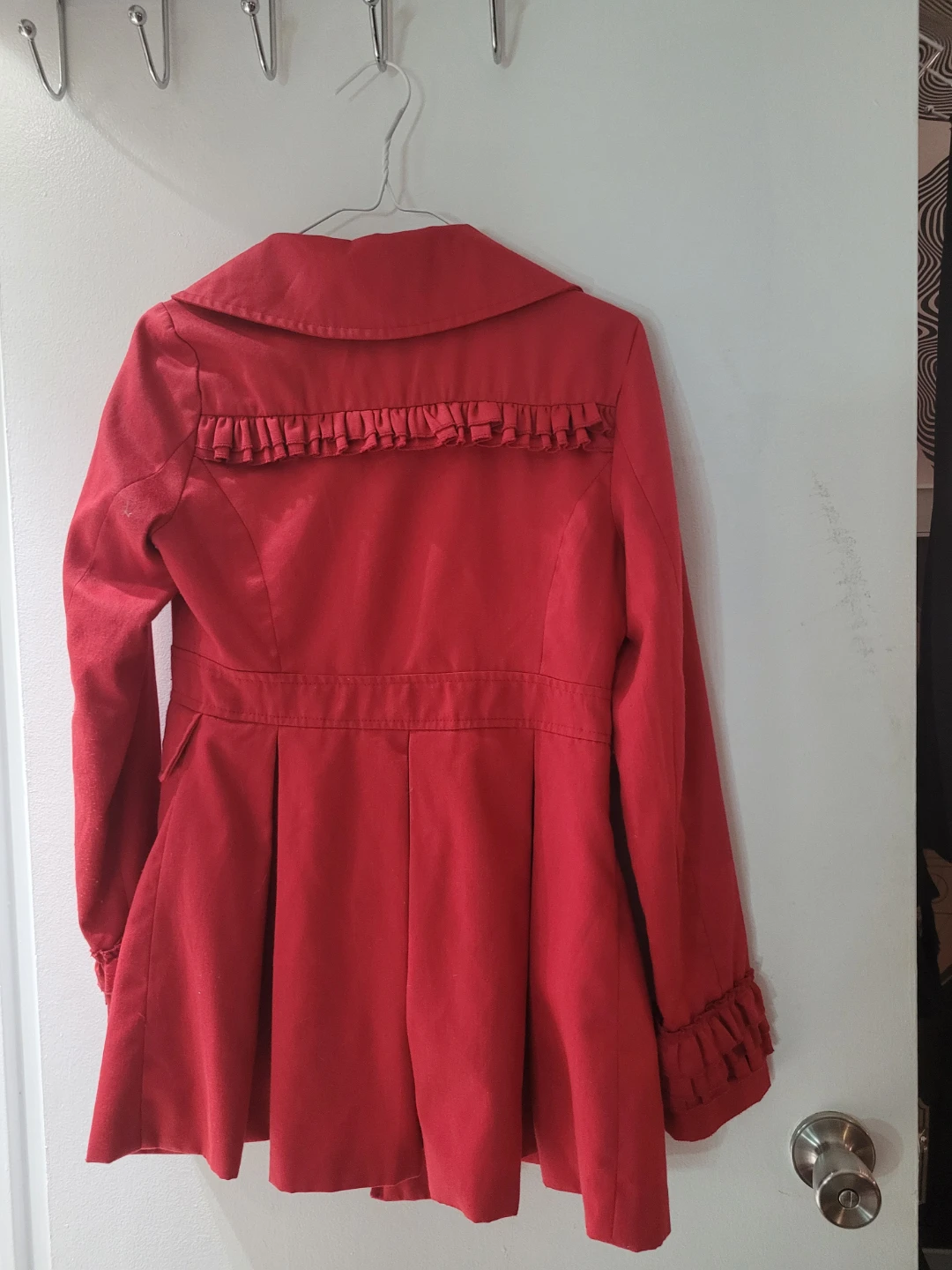 Red Ruffled Jacket - photo 2
