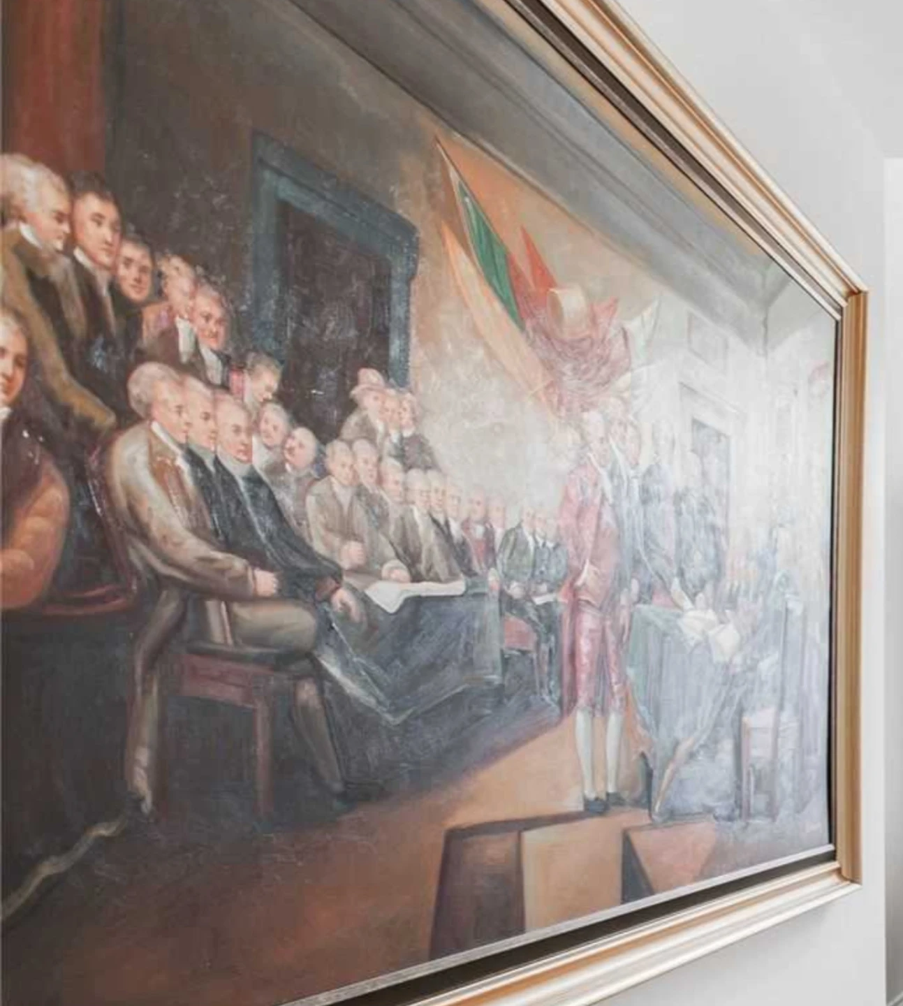 Framed Historical Painting