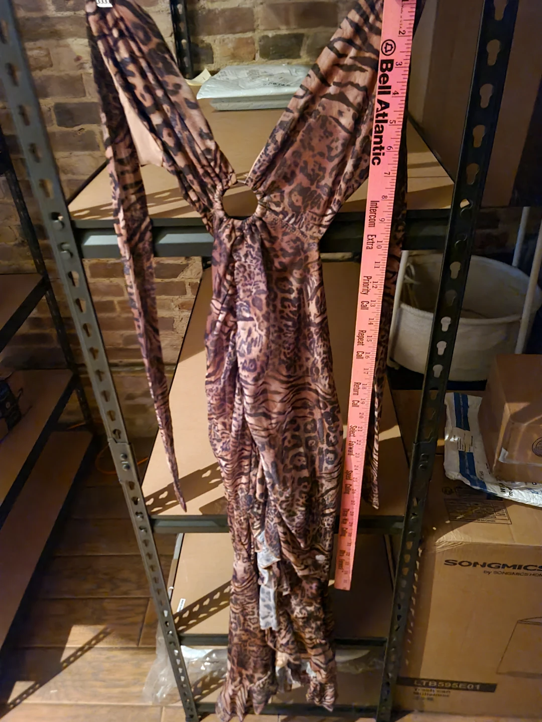 Women's Leopard Print Halter Dress - photo 4