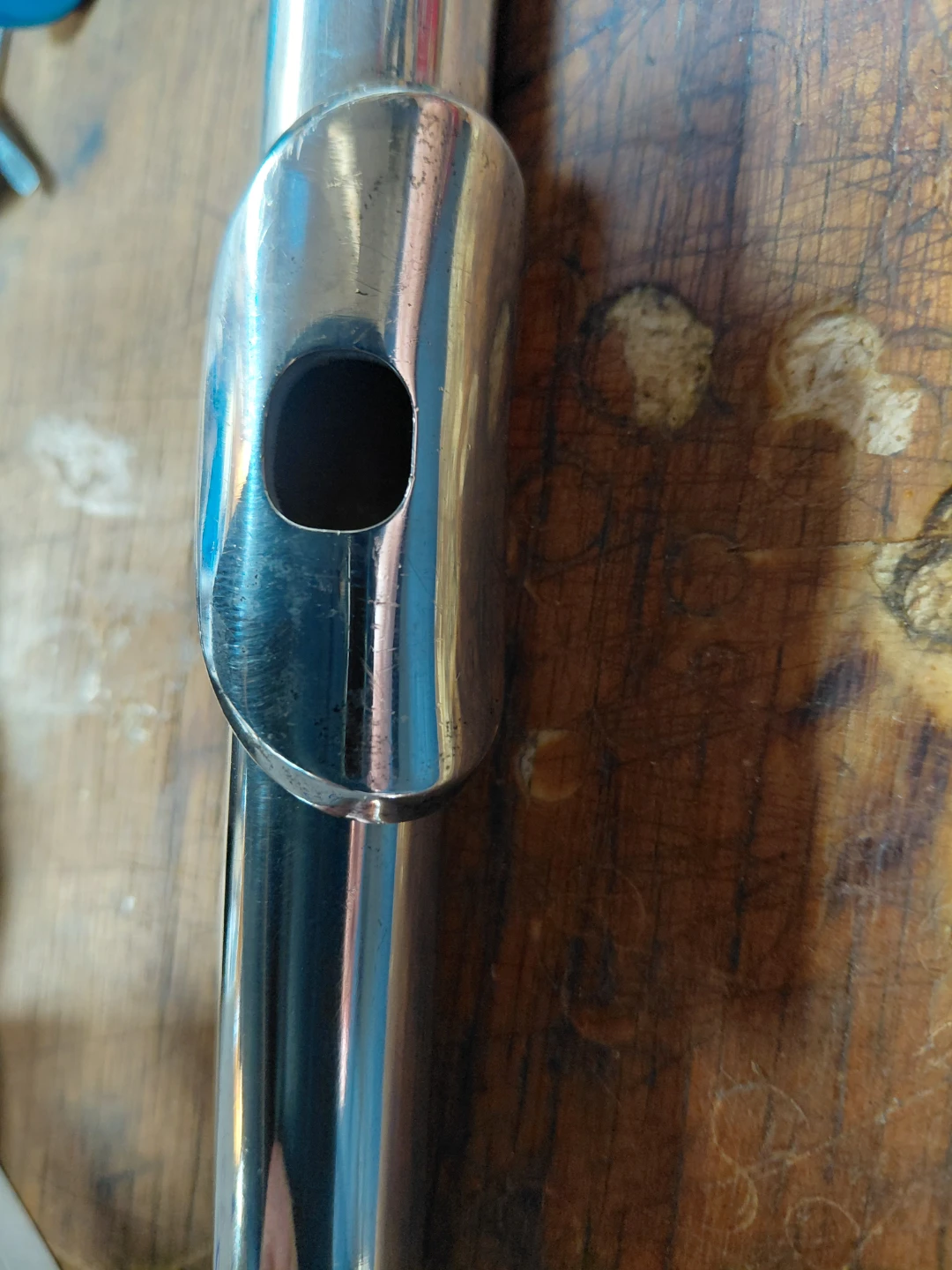 Solid Sterling Silver Flute head joint - photo 2