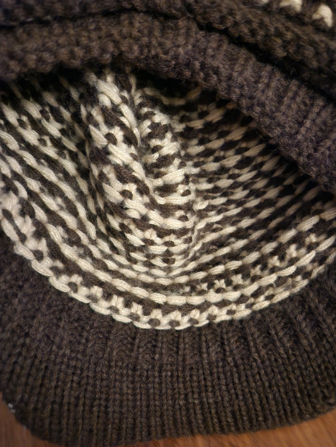 ⚽️ Brown Knit Beanie - photo 4