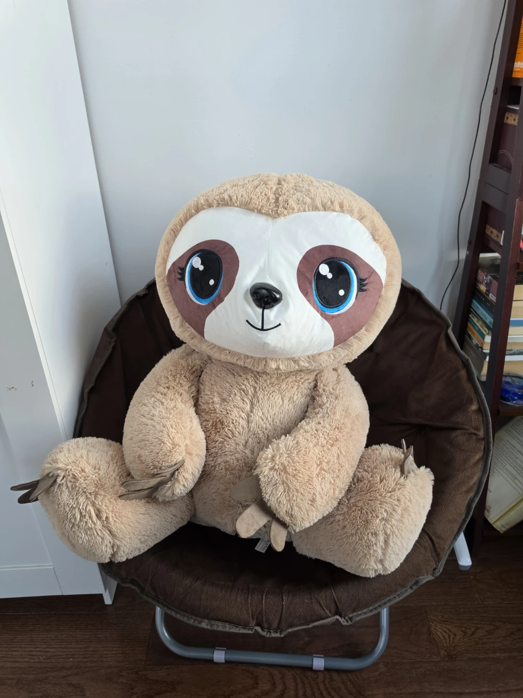 Brown soft folding chair - photo 3