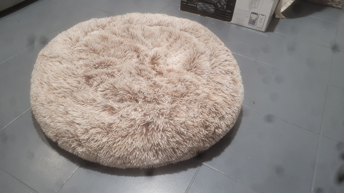 Fluffy Round Pet Bed
