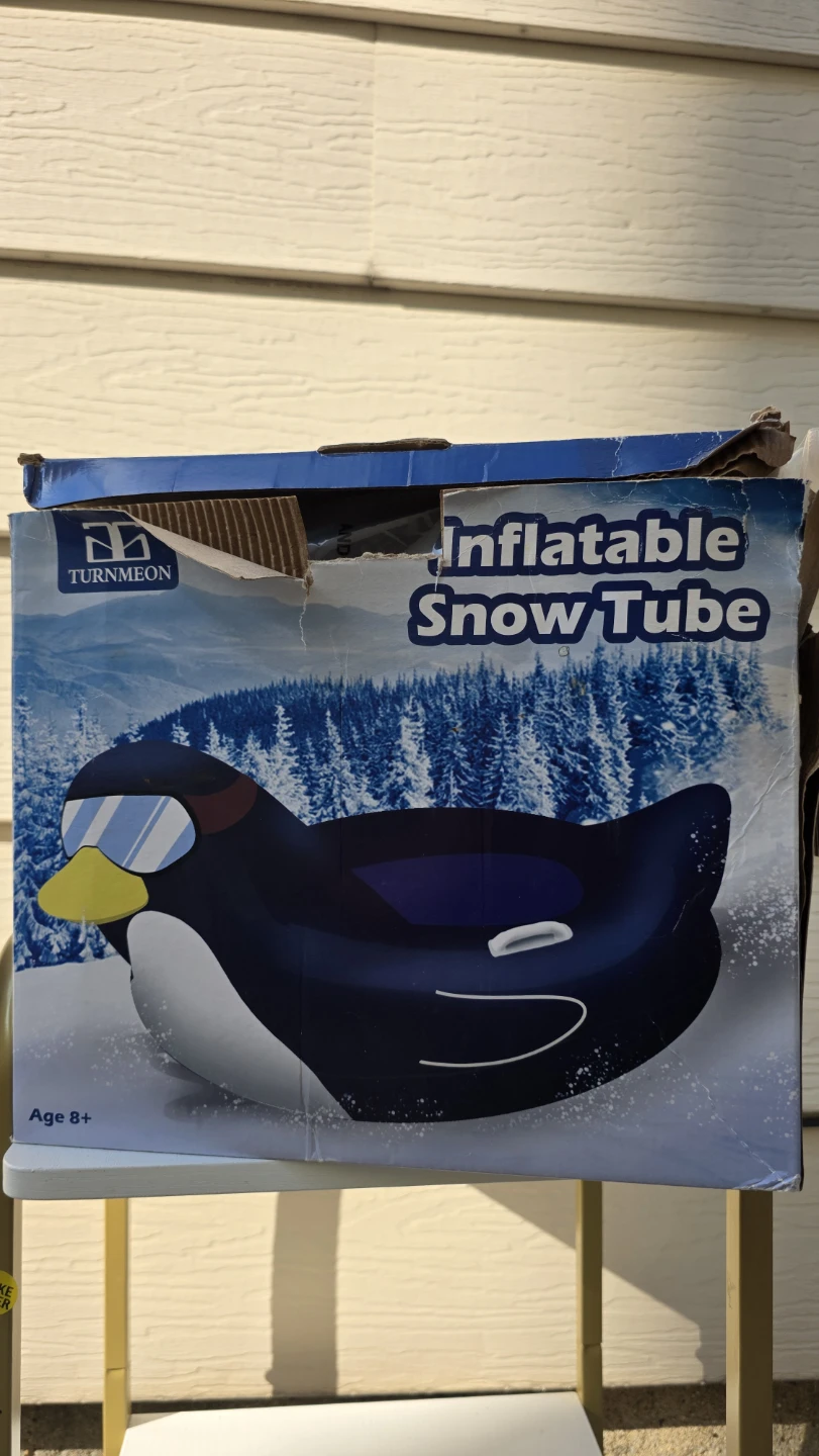 Turnmeon Inflatable Snow Tube - Penguin Design