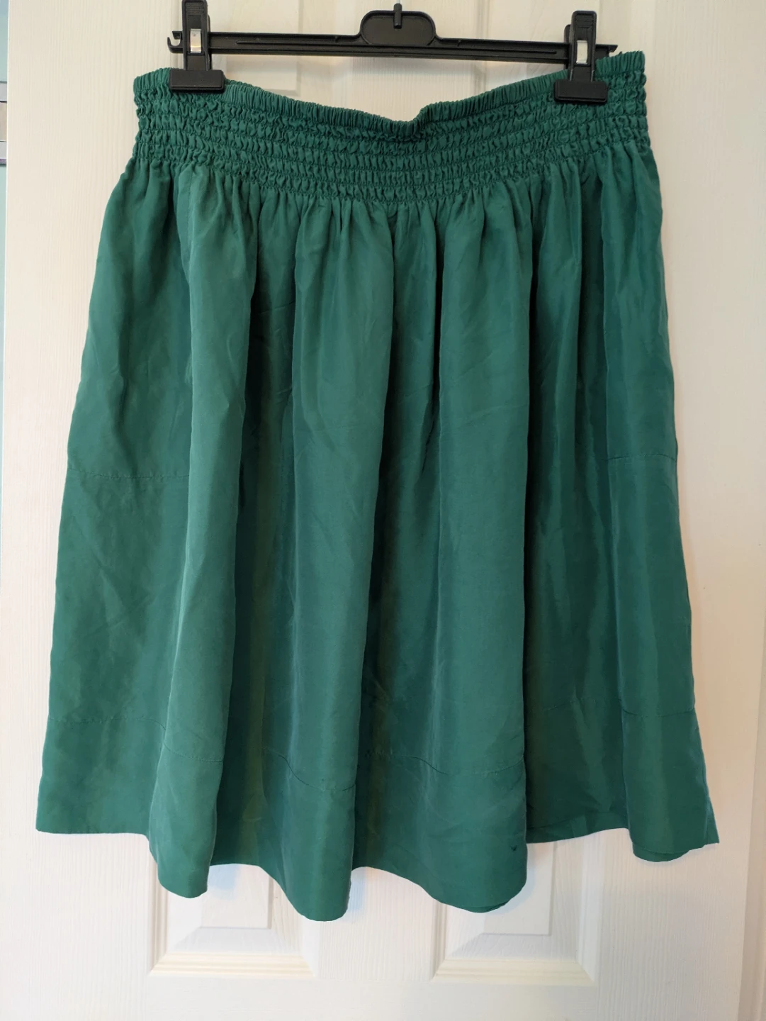 Talbots Women's Green Silk Skirt
