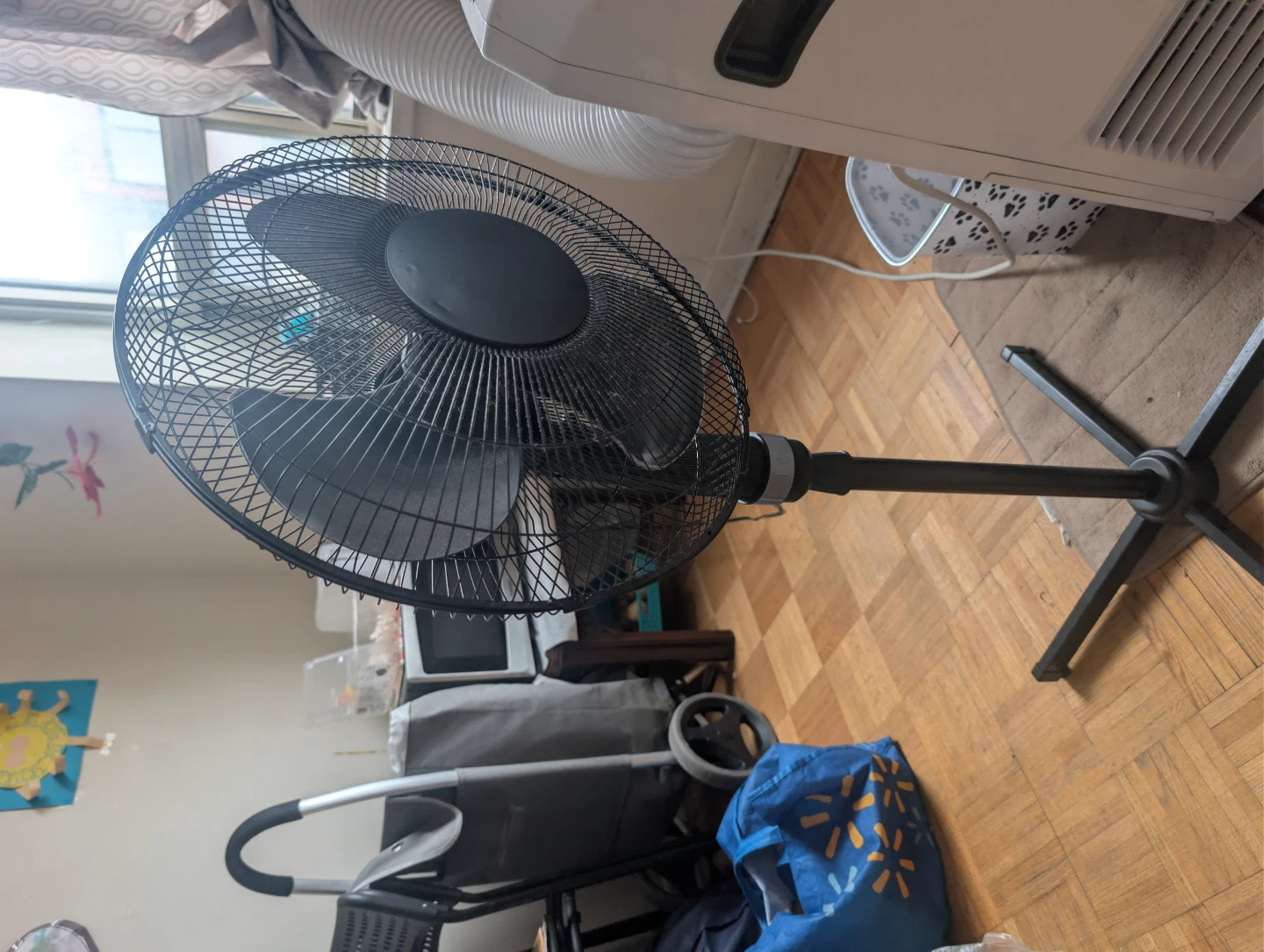 Black oscillating fan (2pieces) - photo 2