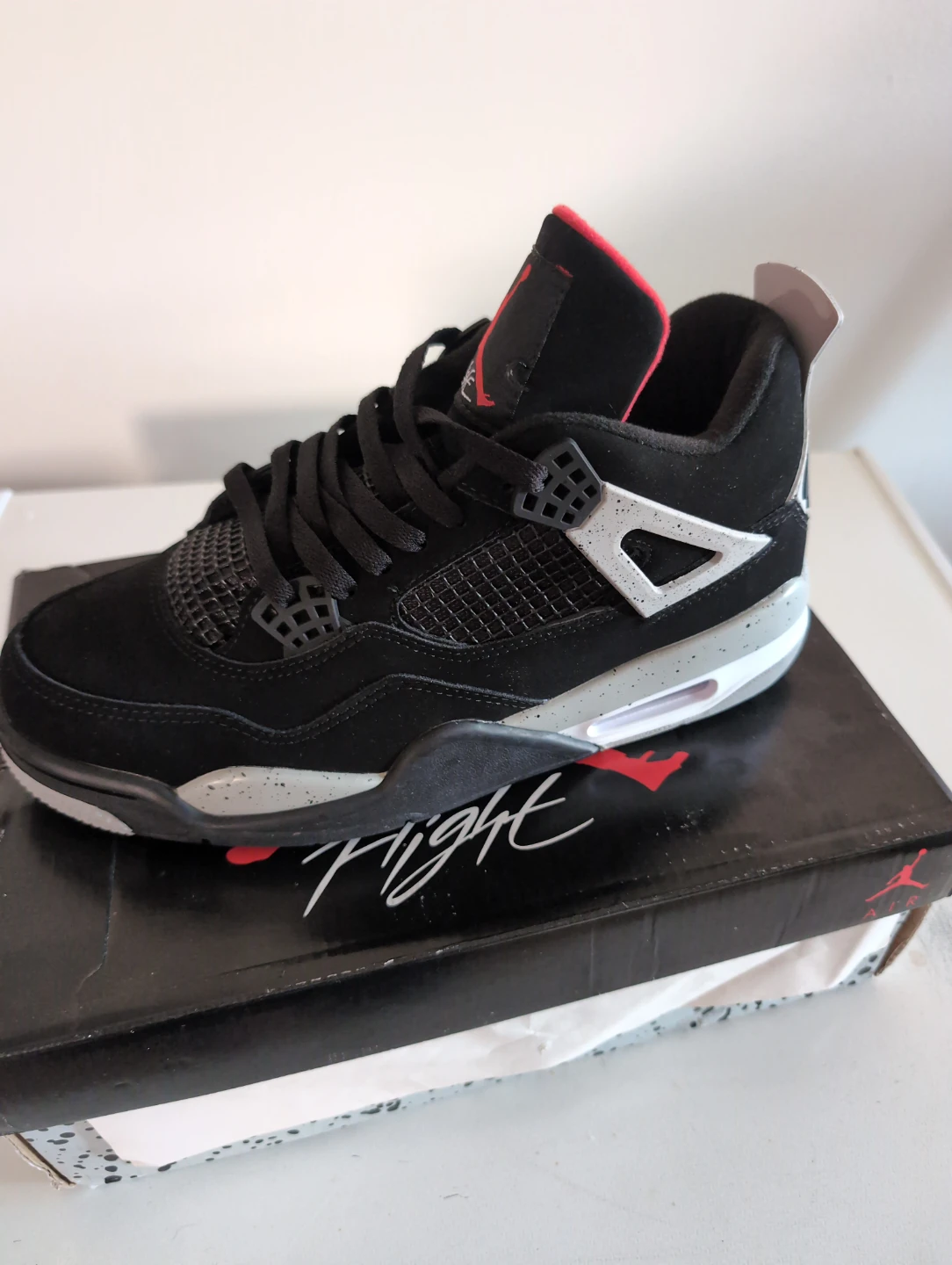 Retro Jordan 4 Black cement - photo 3