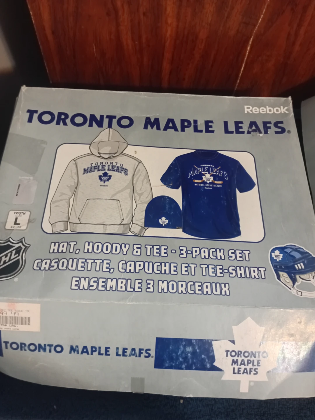 Reebok Youth L 3-pack sets (Toque, shirt & hoodie) - photo 3