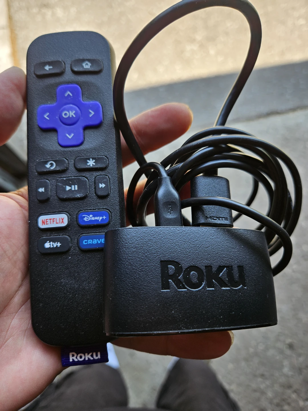 Roku express Streaming Device and Remote