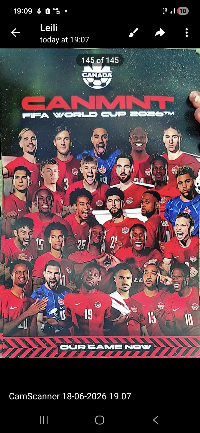 Canada Soccer CANMNT FIFA World Cup 2026 Poster