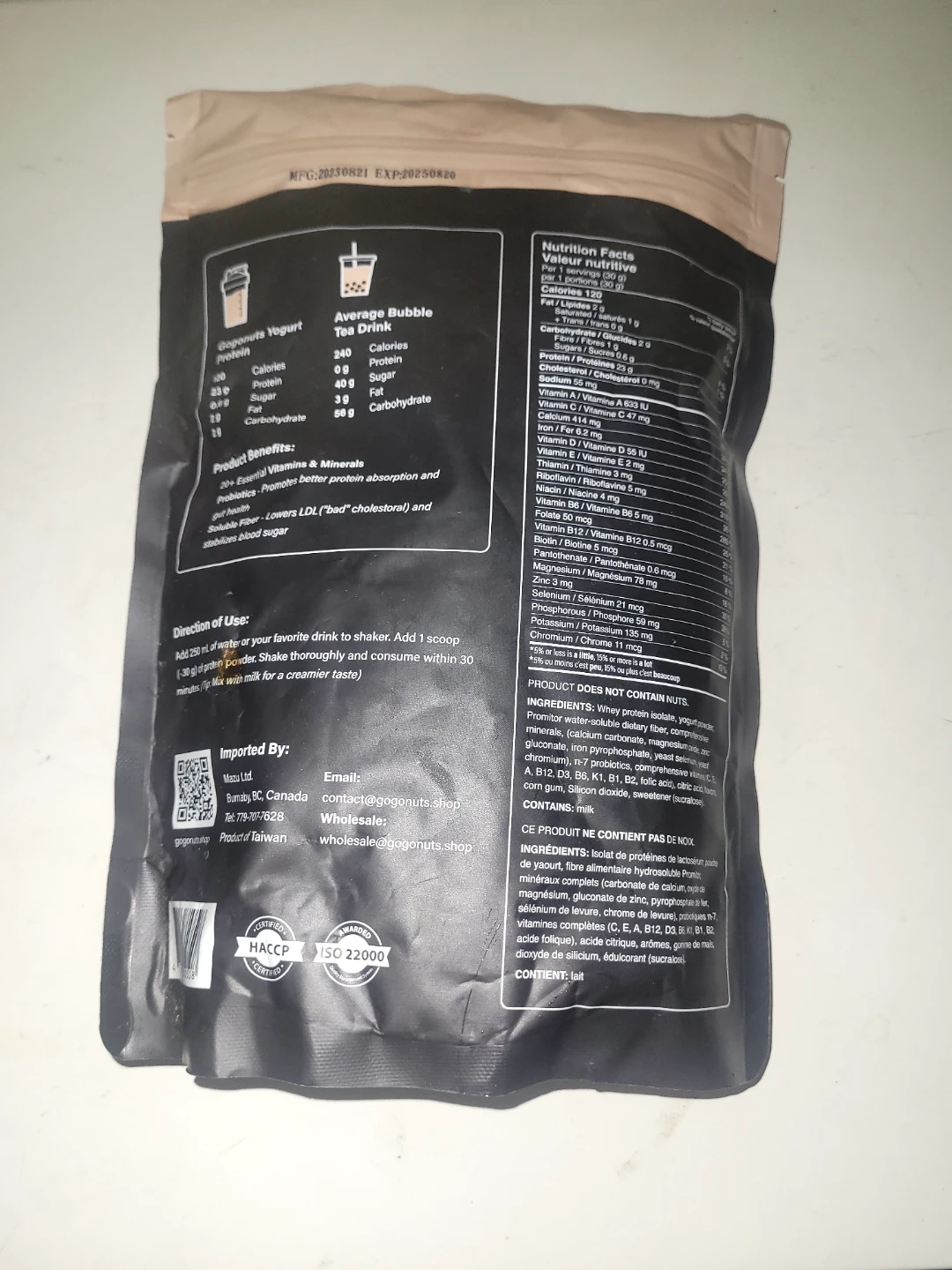 GO Protein Lactose-Free Whey Isolate Yogurt Flavour - photo 2