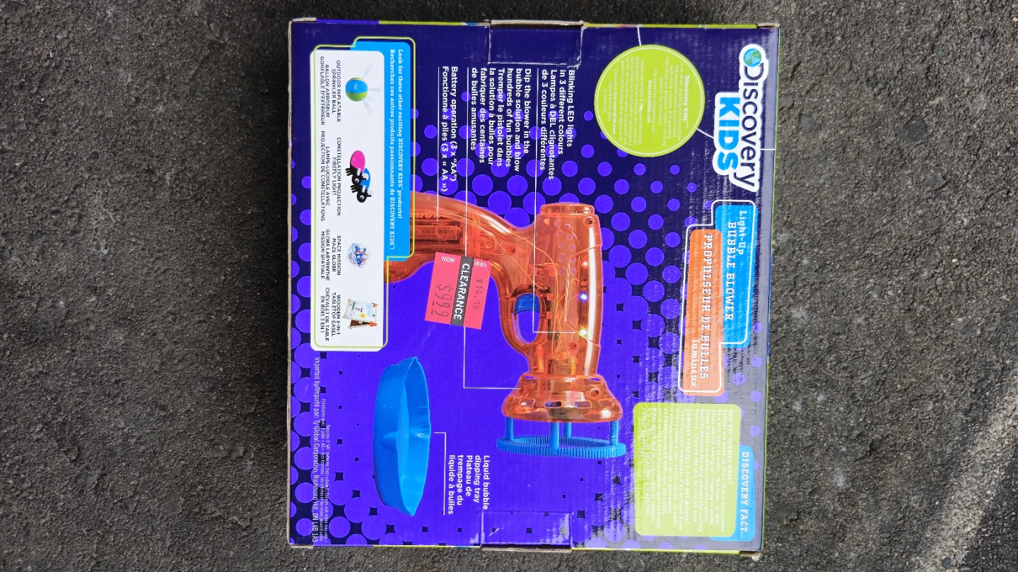 Discovery Kids Light-Up Bubble Blower Toy - photo 2