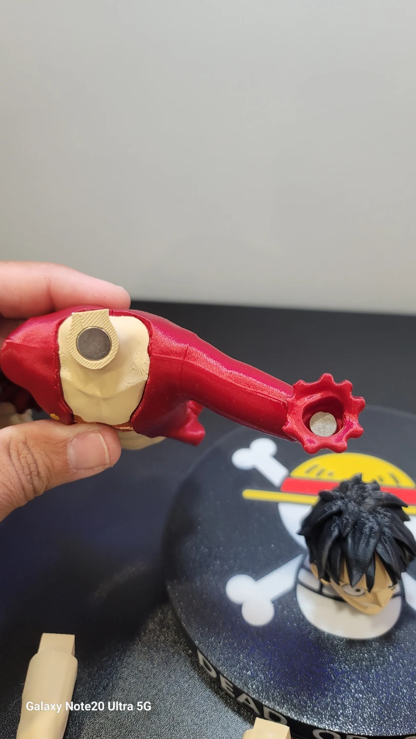 3D PRINTED One Piece Monkey D. Luffy Action Figure - photo 5