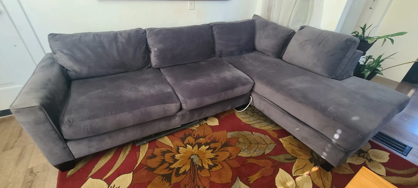 Dark Grey Sectional Sofa - photo 2
