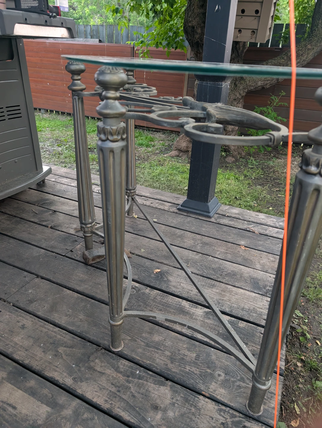Beautiful entry glass top table - photo 3