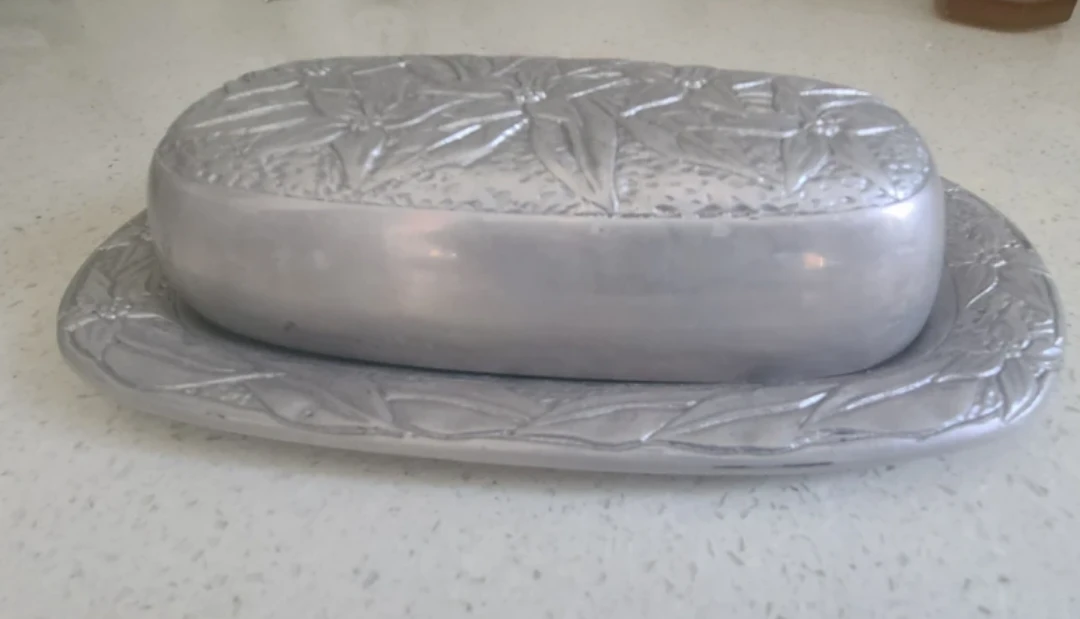 Floral Embossed Butter Dish - photo 3