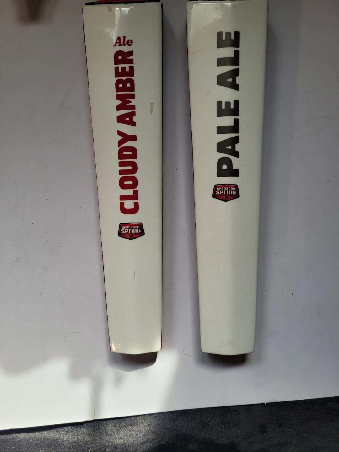 Cooler Spring Brewery Beer Taps - Cloudy Amber Ale & Pale Ale