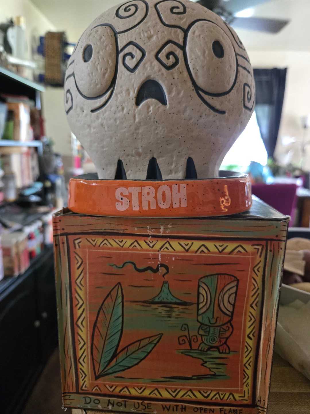 Stroh Tiki Land Trading Co. Ceramic Tiki Head - photo 3