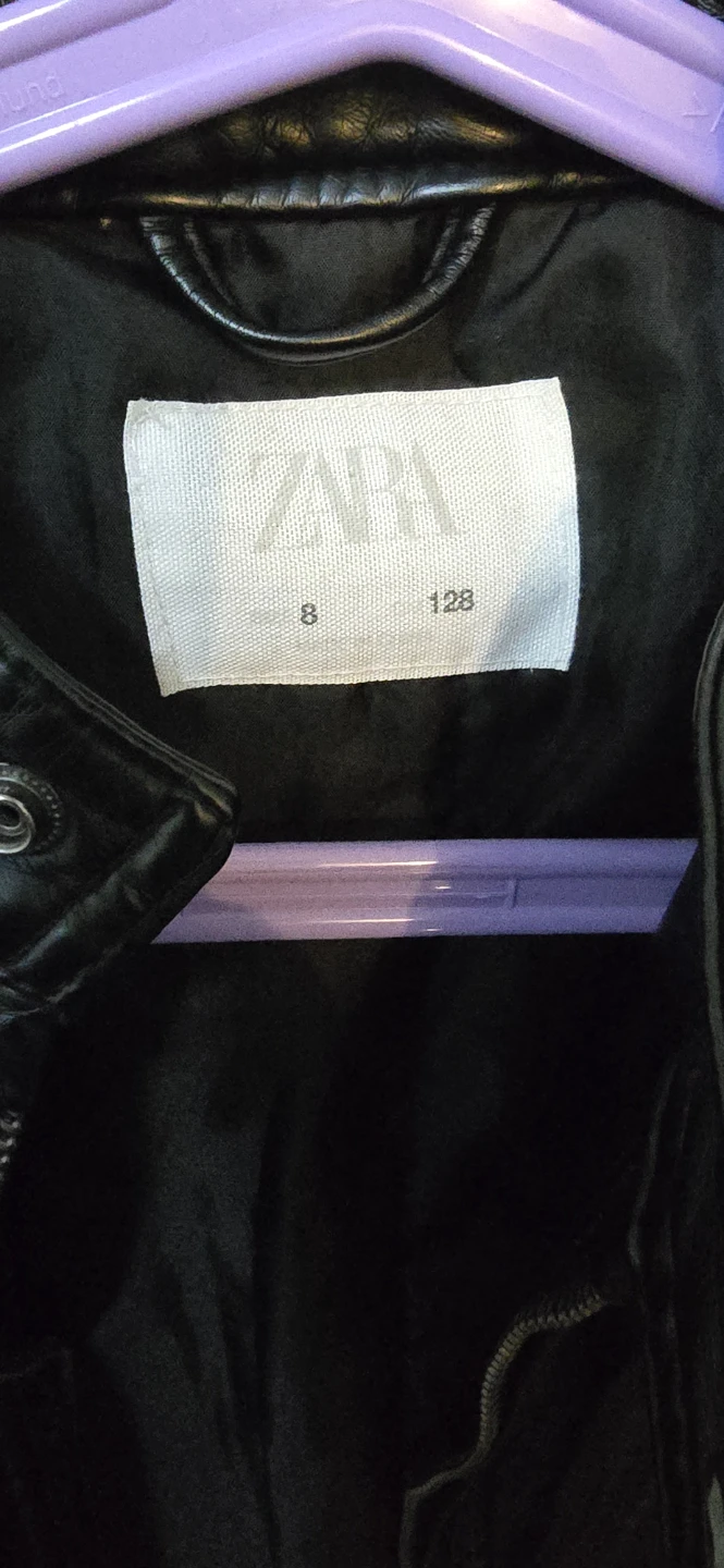 ZARA Faux Leather Moto Jacket - photo 5