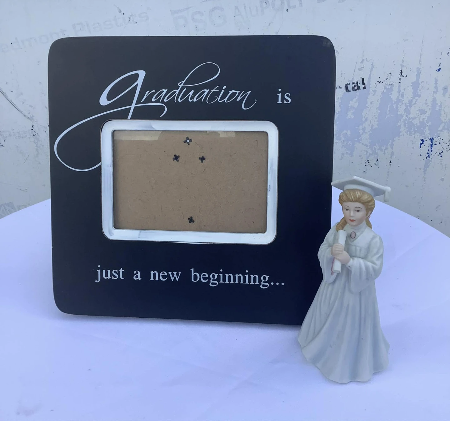 Treasured Memories Graduation Day Figurine & Frame