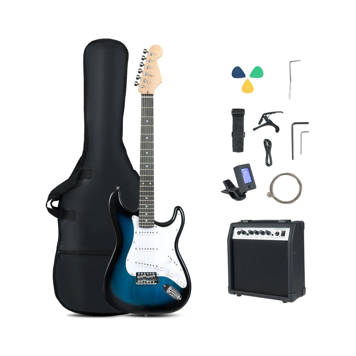 39 Inch Full Size Electric Guitar Beginner Kit