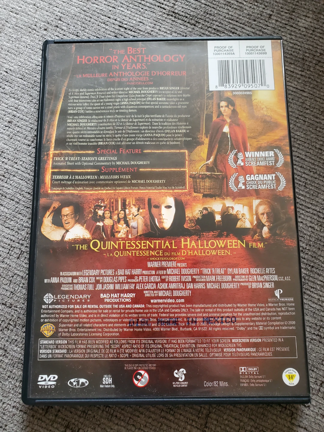 Trick 'r Treat DVD ⚽ - photo 2