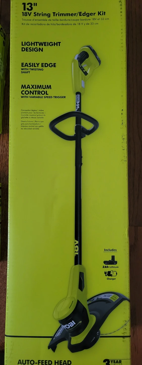 NEW Ryobi ONE+ 18V Jig Saw & String Trimmer/Edger Kit - photo 3