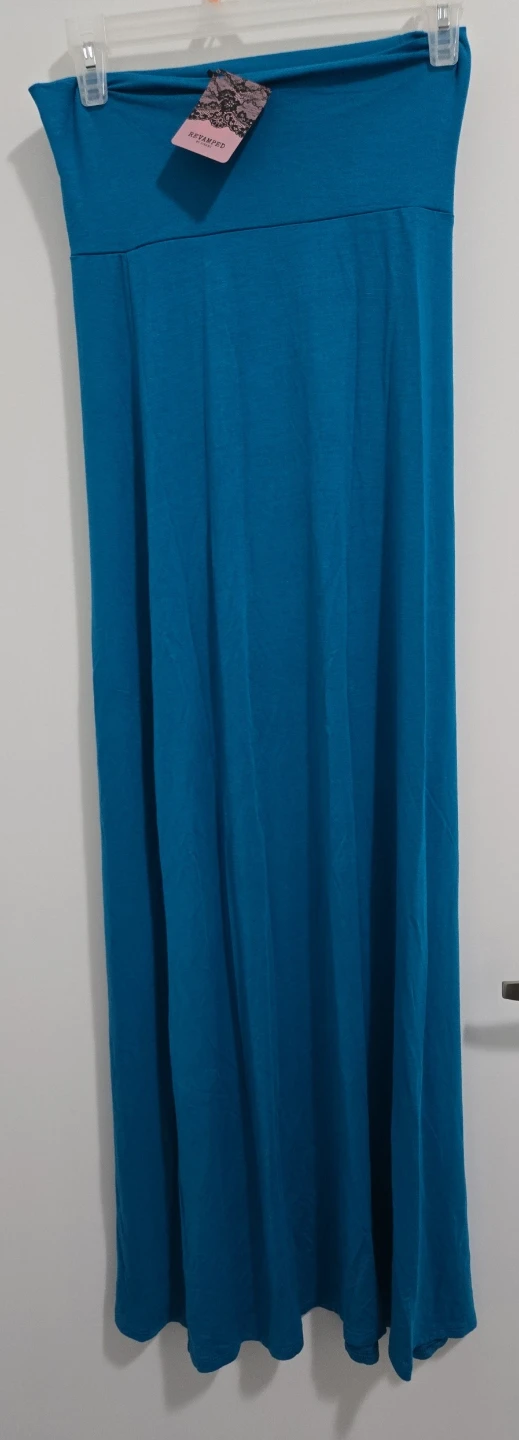Teal Maxi Skirt