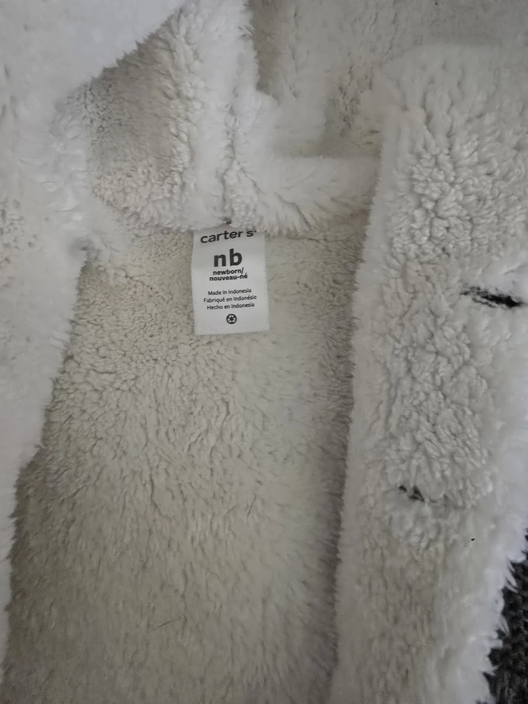 Carter's Baby Sherpa Lined Knit Hoodie - photo 2
