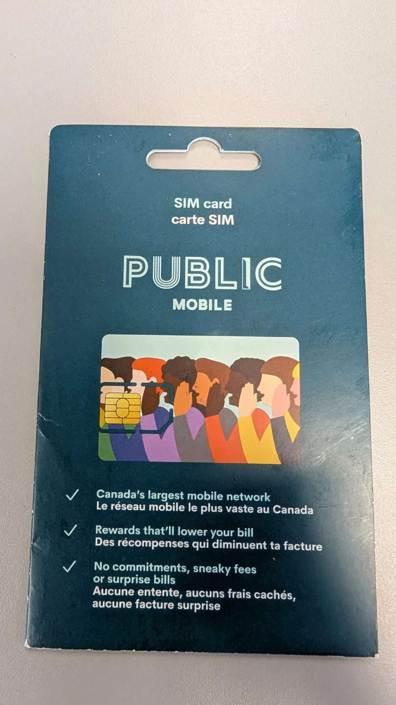 Public Mobile SIM Card